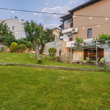 Traditional Villa Appartment With Garden, Also For Gatherings ,15 Minutes From Thessaloniki Airport Exterior photo