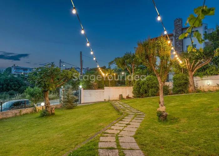 Traditional Villa Appartment With Garden, Also For Gatherings ,15 Minutes From Thessaloniki Airport